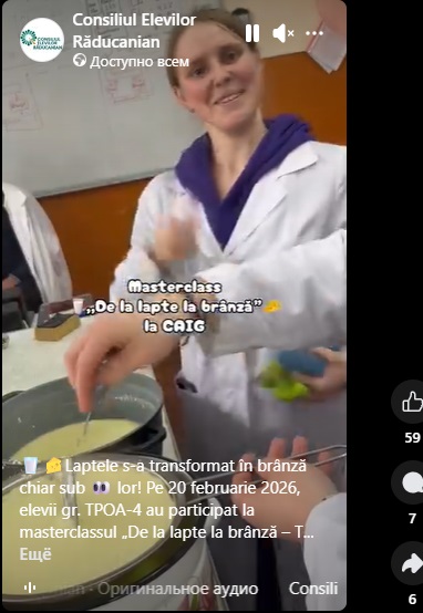Masterclass De la lapte la brânză