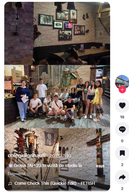 Vizită de studiu JANGO CLUB Bălți