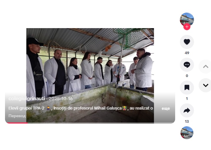 Vizită la păstrăvăria Naslavcea